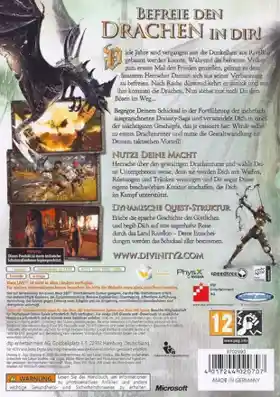 Divinity 2 Ego Draconis (USA) box cover back